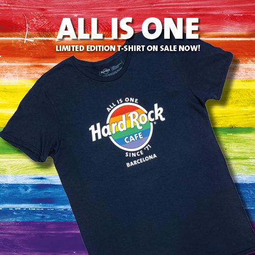 Hard Rock Cafe Barcelona colabora con BCN Checkpoint con motivo de la celebración del Orgullo LGTBI