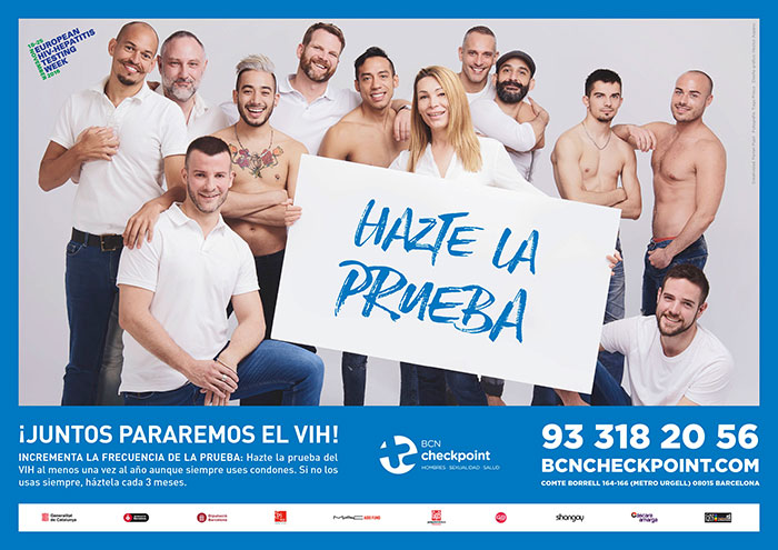 BCN Checkpoint presenta una nueva campaña para promover el diagnóstico precoz del VIH en el colectivo gay, en el marco de la Semana Europea de la Prueba